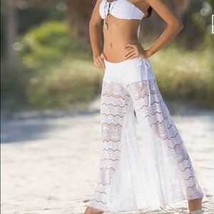 Letarte Lace Skull Pants - New! - Navy Blue